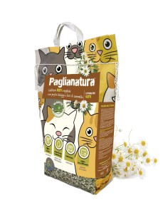 Lettiera Paglianatura Naturale in paglia pellettata Alla Camomilla Per Gatto 3kg-www.ronnypet.it/shop