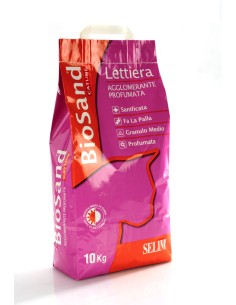 Lettiera Biosand Agglomerante profumata Per Gatto da 10 kg-www.ronnypet.it/shop