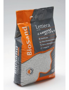Lettiera Biosand Carboni Attivi Per Gatto da 10 kg-www.ronnypet.it/shop