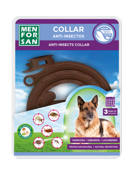 Collare Repellente Insetti Naturale per Cane con Olio di NEEM-www.ronnypet.it/shop
