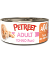 PETREET Gatto Adulto Tonno Rosa con Salmone da 70 Gr
